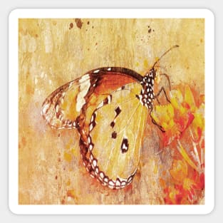 Butterfly Watercolor Graphic Art:Monarch Home Decor & Gifts Sticker